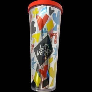 ♥️♠️♦️Las Vegas Starbucks Venti Tumbler No Straw